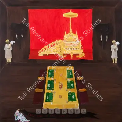 N.S. Harsha (Artist), Charming Nation: Come Have A Meal With My King, 2005, Painting