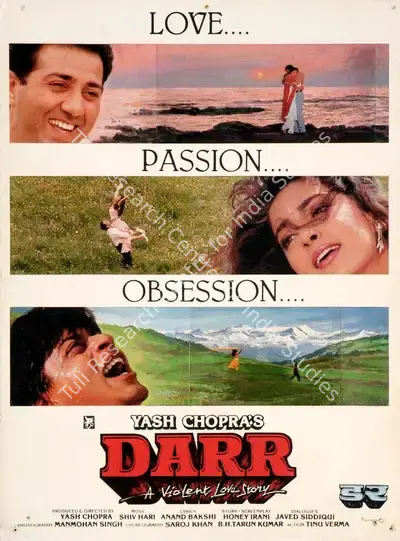 Yash Chopra (Producer), Darr, 1993, Song-Synopsis Booklet