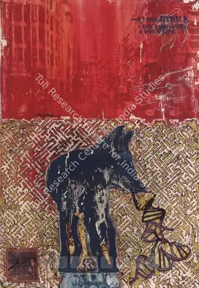 Jitish Kallat (Artist), Canis Familiaris; A Dog's Life, 1999, Painting