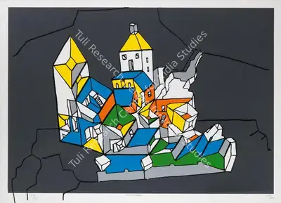 B.V. Doshi (Artist), Encounters, 2014, Graphic Art