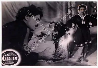Hasrat Lucknavi (Producer), Aabshar, 1953, Lobby Card