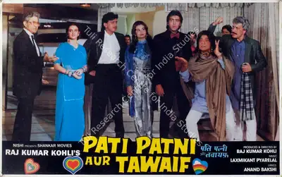 Raj Kumar Kohli (Producer), Pati Patni Aur Tawaif, 1990, Lobby Card
