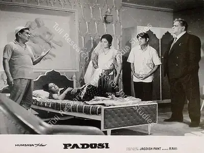 Jagdish Pant (Producer), Padosi, 1971, Lobby Card