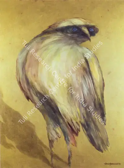 Shuvaprassana (Artist), Owl, 2007, Painting