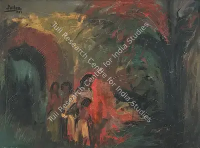 Sailoz Mookherjea (Artist), Untitled, 1951, Painting