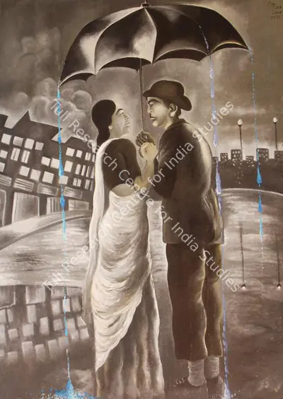 Arpana Caur (Artist), Nargis and Raj Kapoor, 1999, Painting