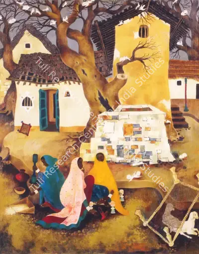 A.A. Raiba (Artist), Untitled, Painting