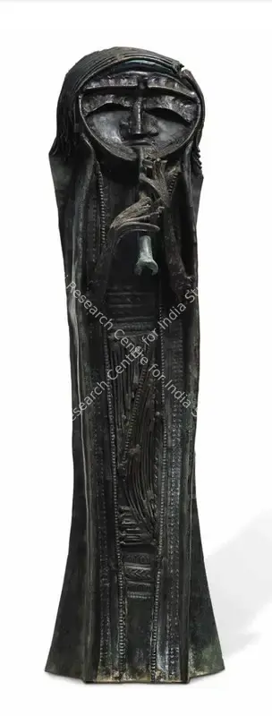 Janakiram, P.V. (Artist). Untitled (Flute Player), n.d. | Sculpture, Ch.Lon/11.06.14, 2014 · Christie's