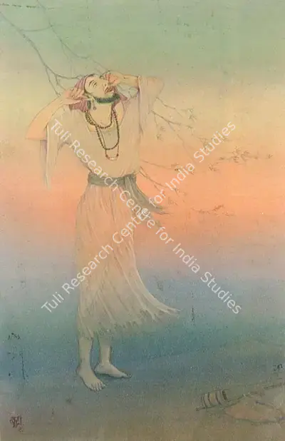 Badri Nath Arya (Artist), Ajaam And In The Name Of The Gods, 1960, Painting