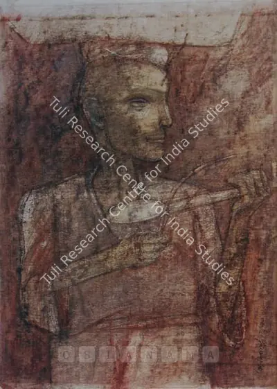 Ganesh Pyne (Artist), The Musician, Painting