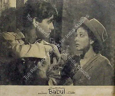 Fali Mistry (Cinematographer), Babul, 1950, Lobby Card