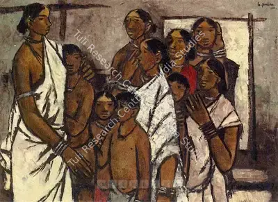 B. Prabha (Artist), Untitled, 1960, Painting