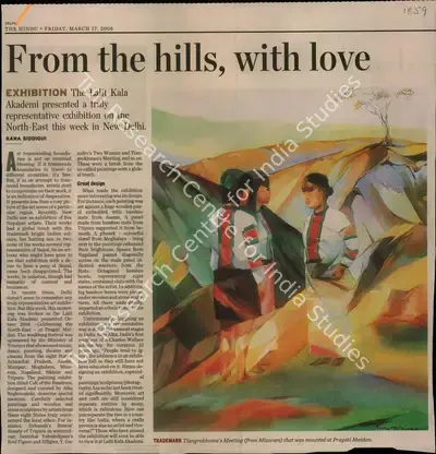 Rana Siddiqui (Reporter), From the hills, with love, 2006, Newspaper Clipping
