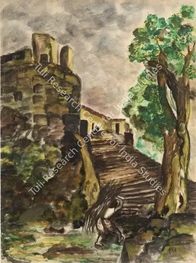 K.H. Ara (Artist), Untitled, 1946, Painting