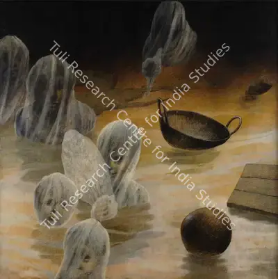 Bikash Bhattacharjee (Artist), Untitled, 1978, Painting