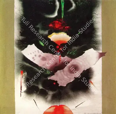 Bimal Dasgupta (Artist), Untitled, 1995, Painting