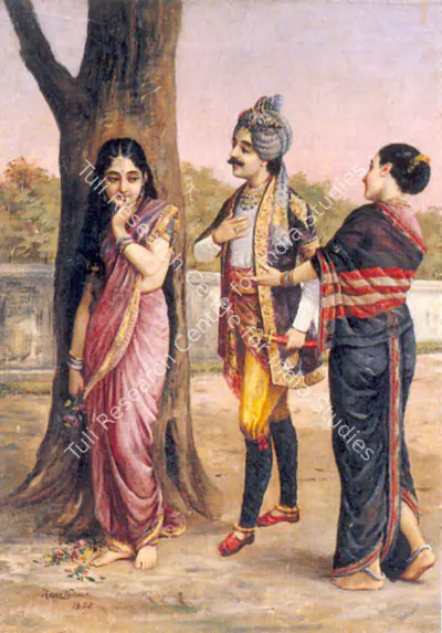 Raja Ravi Varma (Artist), Proposal of Marriage, 1895, Painting