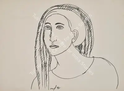 Manjit Bawa (Artist), Untitled, 1992, Drawing