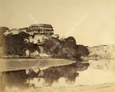 Felice Beato (Photographer), Portion of Palace and Suleem Gurh, Delhi, 1858, Antiquarian Photograph