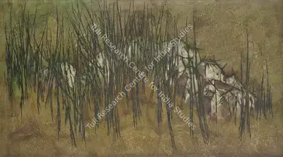 B. Prabha (Artist), Untitled, 1966, Painting