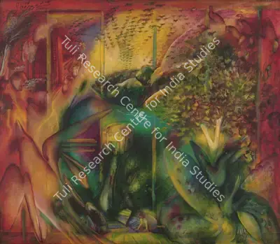 G.M. Sheikh (Artist), Sursagar, 1987, Painting