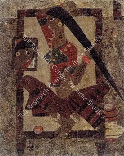 Bhagwan Kapoor (Artist), The Toilet, 1962, Painting