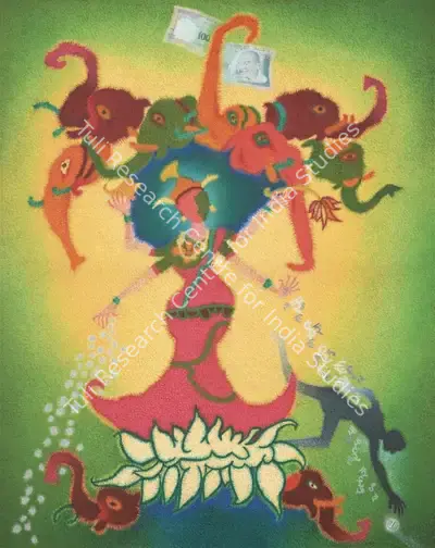 C.D. Mistry (Artist), Mahalaxmi, Painting