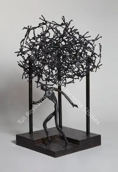 K.S. Radhakrishnan (Artist), Musui with a Bursting Cloud, 2005, Sculpture