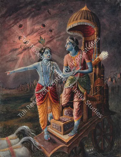 Sital Chandra Bandyopadhyay (Artist), Untitled (Partha Sarathi), 1932, Painting