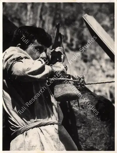 V. Babasaheb (Cinematographer), Gunga Jamuna, 1961, Photographic Still