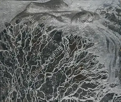 Anu Agarwal (Artist), Mythopoeia: Blood And Water Series, 2010, Painting