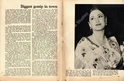 Biggest gossip in town, 1976, Conversation