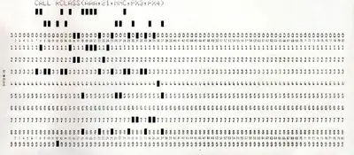 Mutatis Mutandis (Artist), An 80-Hole Punched Card, Graphic Art