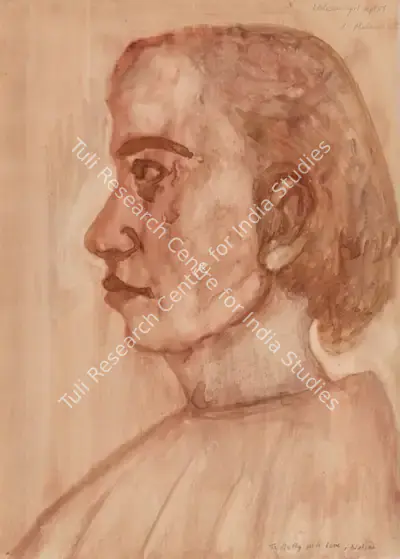 Nalini Malani (Artist), Adolescent Girl, 1987, Painting