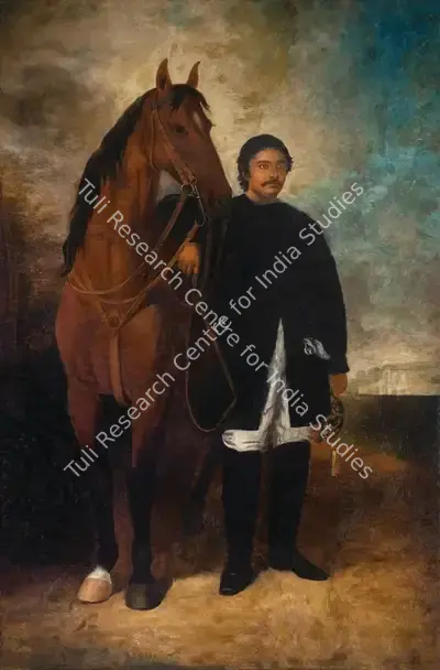 Benjamin Hudson (Artist), Portrait of Rajah Pratap Chandra Sinha, Painting