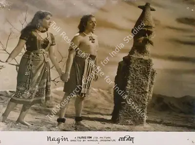 Nandlal Jashwantlal (Director), Nagin, 1954, Lobby Card