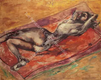 Ara, K.H. (Artist). Nude. Watercolour on paper, late 1950s | Painting | FineArts | 00599431
