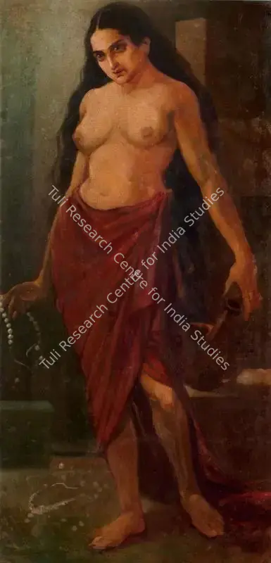 Gunwant H. Nagarkar (Artist), Nude, 1928, Painting