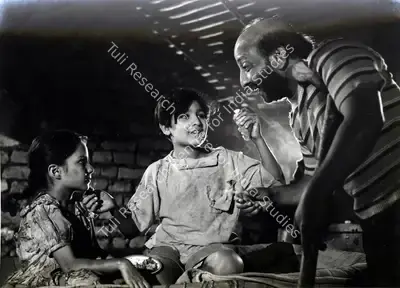 Tara Dutt (Cinematographer), Boot Polish, 1954, Photographic Still