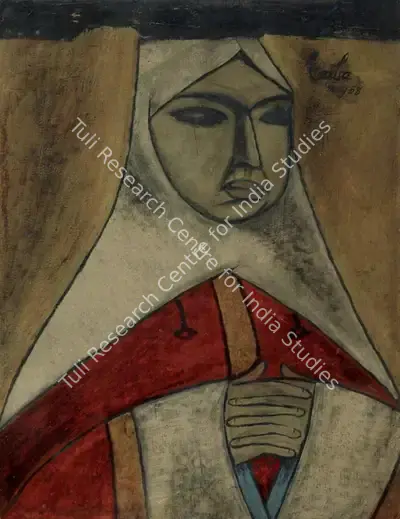 A.A. Raiba (Artist), Untitled, 1958, Painting