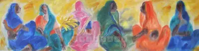 J. M. S. Mani (Artist), Chat, Painting