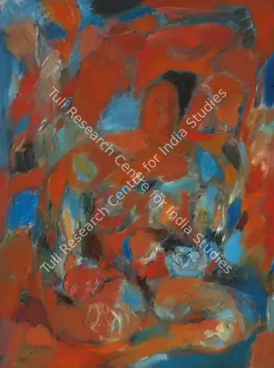 Tyeb Mehta (Artist), Untitled (Seated Woman), 1960, Painting
