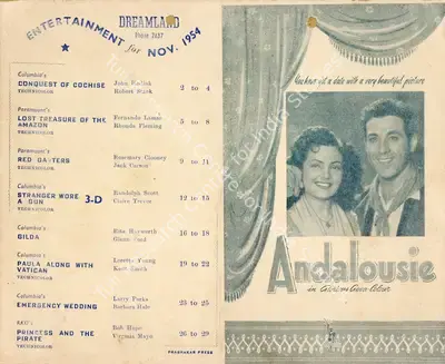 Robert Vernay (Director), Andalousie, 1951, Handbill
