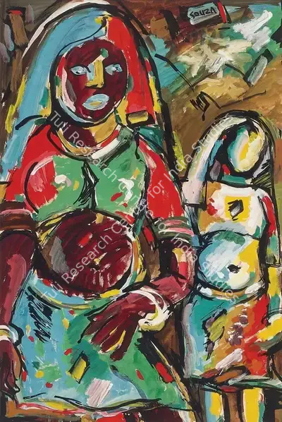 F.N. Souza (Artist), Untitled, 1947, Painting