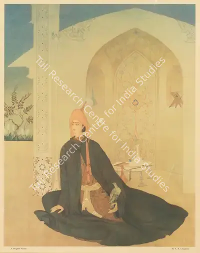 M.A.R. Chughtai (Artist), A Moghul Prince, Painting
