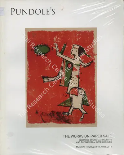 Pundole (Auction House), The Works on Paper Sale, 2019, Auction Catalogue