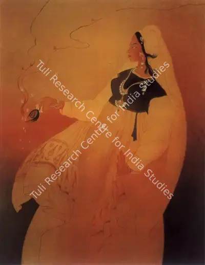 Chughtai, M.A.R. (Artist). Untitled, n.d. | Painting, So.NeY/17.09.98