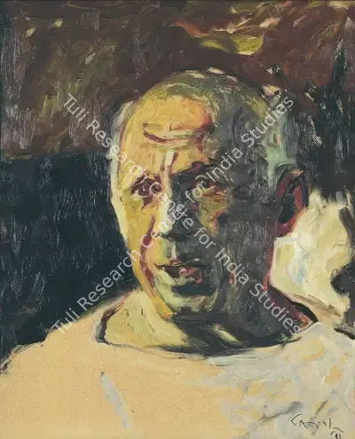 Atul Dodiya (Artist), Untitled (Picasso) , 1981, Painting