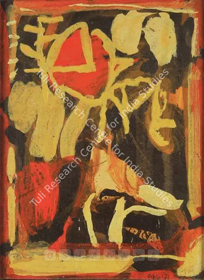S.H. Raza (Artist), Untitled, 1971, Painting