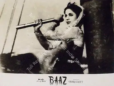 V.K. Murthy (Cinematographer), Baaz, 1953, Lobby Card